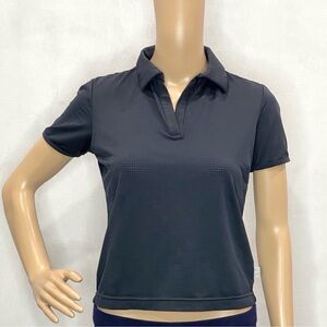 NIKE MESH NAVY BLUE POLO SHIRT